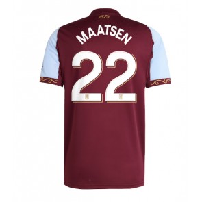 Aston Villa Ian Maatsen #22 Hjemmebanetrøje 2025-26 Kortærmet